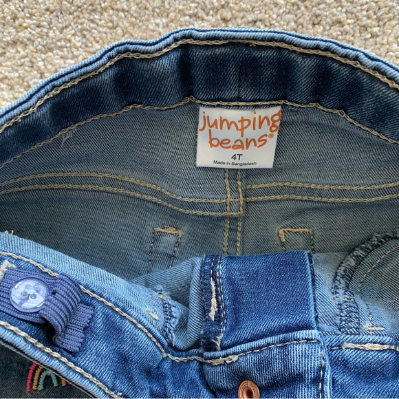 2 pairs of denim shorts 4t - Picture 3 of 8